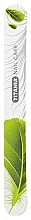Парфумерія, косметика Пилка для нігтів "Перо", 17,8 см, двостороння 180/220 грит, 1221 B, зелена - Titania