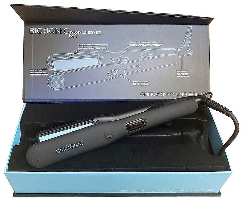 Выпрямитель для волос - Bio Ionic Onepass Silicone Speed Strip 1.0 Iron — фото N5
