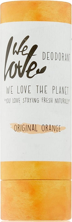 Твёрдый дезодорант "Апельсин" - We Love The Planet Original Orange Deodorant Stick  — фото N1