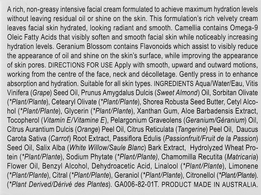 Інтенсивний крем для обличчя - Grown Alchemist Hydra Repair+ Intensive Day Cream Camellia Geranium Blossom — фото N3