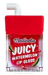Блеск для губ "Juicy", арбуз - Martinelia Lip Gloss — фото 8ml