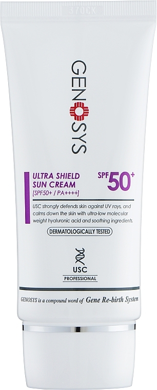 Солнцезащитный крем - Genosys Ultra Shield Sun Cream SPF 50+ — фото N1