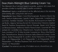 УЦЕНКА Увлажняющий-смягчающий крем для лица - Klairs Midnight Blue Calming Cream * — фото N3