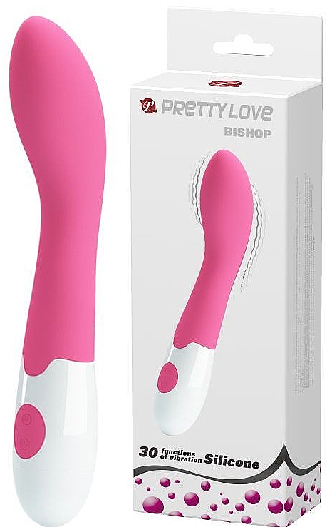 Вібратор для точки G, рожевий - Baile Pretty Love Bishop Vibrator Pink — фото N1