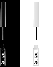 Рідка матова підводка для контурів повік - NYX Professional Makeup Vivid Matte Liquid Liner — фото N5