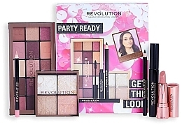 Парфумерія, косметика Набір, 6 продуктів - Makeup Revolution Get The Look Gift Set Party Ready
