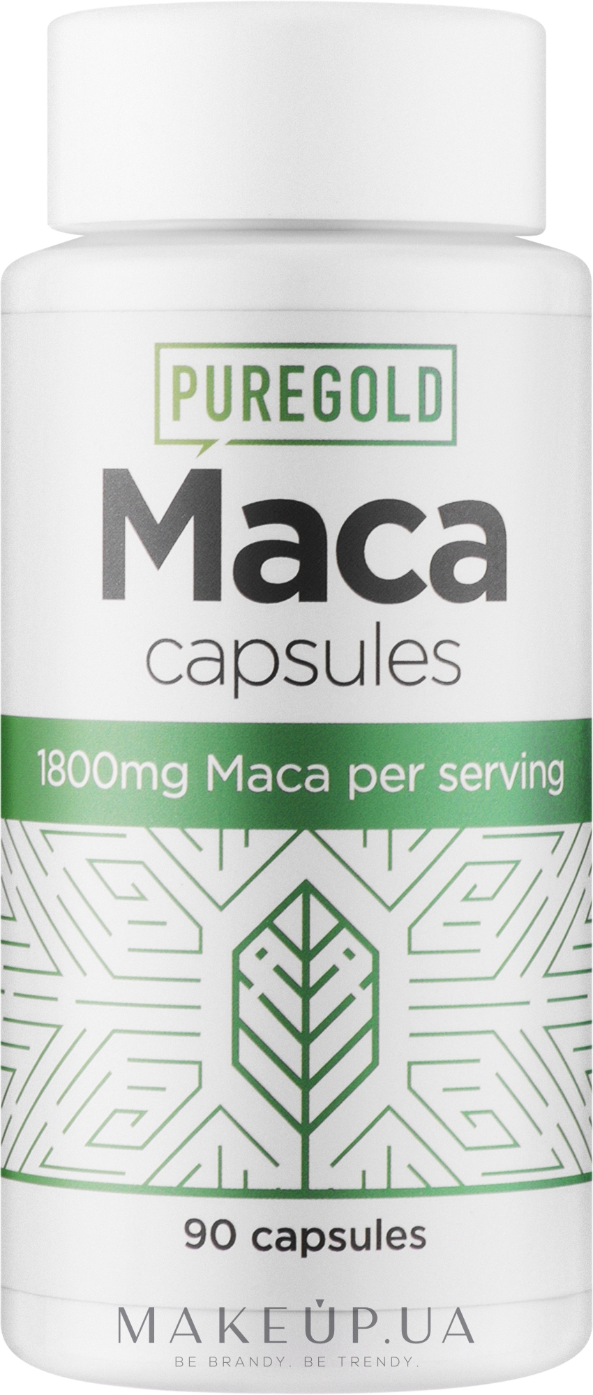 Диетическая добавка "Экстракт маки", 1800 мг - PureGold Maca — фото 90шт