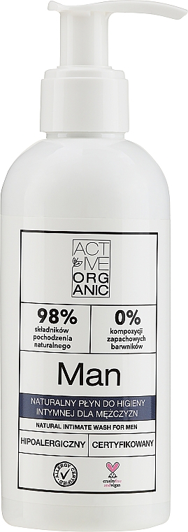 Рідина для інтимної гігієни - Active Organic Man