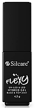 Парфумерія, косметика База-топ для манікюру - Silcare Flexy Base & Top 2in1 Hybrid Gel