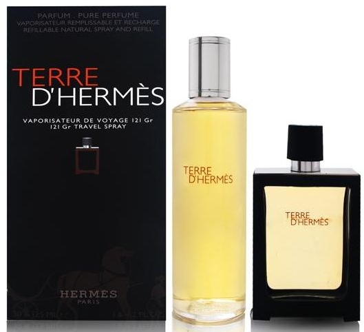 Hermes Terre d'Hermes Parfum - Набор (edp/30ml + edp/125ml) — фото N1