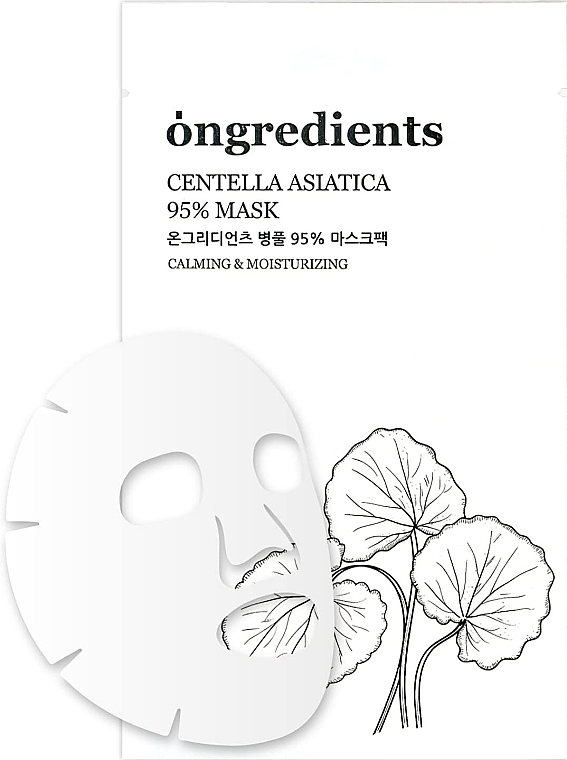 Маска для лица - Ongredients Centella Asiatica 95% Mask — фото N1