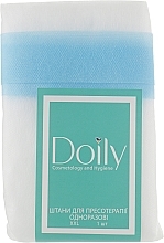 Штаны для прессотерапии из спанбонда на завязке, размер XXL, белые - Doily — фото N1