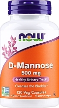 Парфумерія, косметика Натуральна добавка, 120 капсул - Now Foods D-Mannose