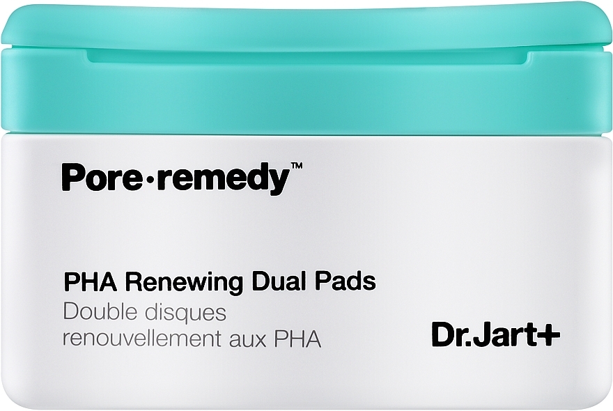 Пилинг-пады с PHA кислотой для сужения пор - Dr.Jart+ Pore Remedy PHA Renewing Dual Pads — фото N1