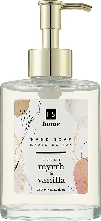 Мыло жидкое "Мирра и ваниль" - HiSkin Home Hand Soap Myrrh & Vanilla — фото N1