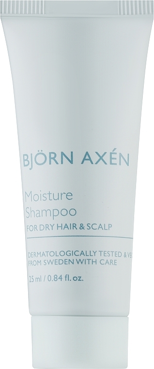 Зволожуючий шампунь для волосся - BjOrn AxEn Moisture Shampoo (міні) — фото N1