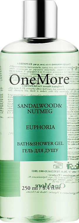 OneMore Euphoria - Парфюмированный гель для душа