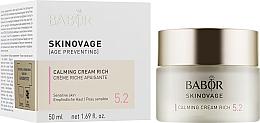 Успокаивающий крем для чувствительной кожи - Babor Skinovage Calming Cream Rich — фото N2