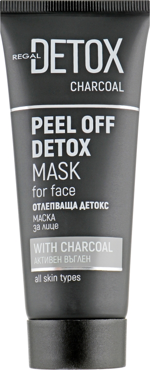 Детокс маска-пленка с углем для лица - Regal Detox Peel Off Detox Mask — фото N2