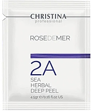 Духи, Парфюмерия, косметика Пилинг для лица - Christina Rose de Mer 2а Sea Herbal Deep Peel (саше)