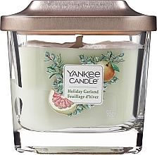 Ароматическая свеча "Праздничная гирлянда" в стакане - Yankee Candle Elevation Holiday Garland Candle — фото N1