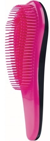Щітка для волосся масажна, 499000, рожево-чорна - Inter-Vion — фото N1