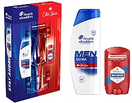 Духи, Парфюмерия, косметика Набор - Head & Shoulders + Old Spice Set (shm/330ml + deo/50ml)