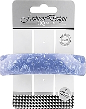 Заколка-автомат для волосся "Fashion Design", 28472, синя - Top Choice Fashion Design HQ Line — фото N1