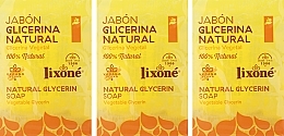 Набор - Lixon Glycerin Soap Sensitive Skin (h/soap/3х125g) — фото N1