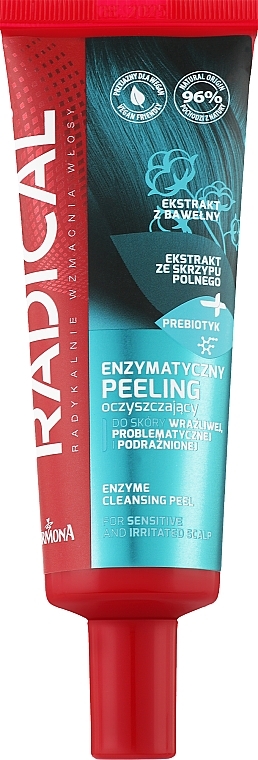 Ензимний очищувальний пілінг для дуже чутливої шкіри голови - Farmona Radical Enzyme Cleansing Peel — фото N1