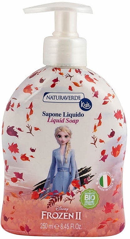 Жидкое мыло для детей "Холодное сердце" - Naturaverde Kids Frozen II Liquid Soap — фото N1