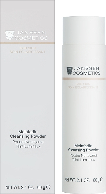 Осветляющая очищающая пудра - Janssen Cosmetics Melafadin Cleansing Powder — фото N2