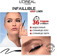 Водостойкий автоматический гелевый карандаш для контуров век - L'Oreal Paris Infaillible Grip Gel Automatic Eye Liner — фото N6