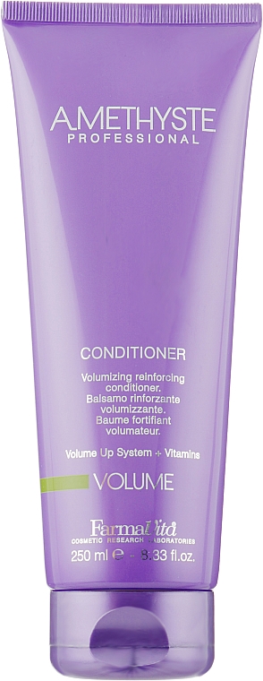 Кондиціонер, надаючий волоссю об'єм - Farmavita Amethyste Volume Conditioner — фото N1