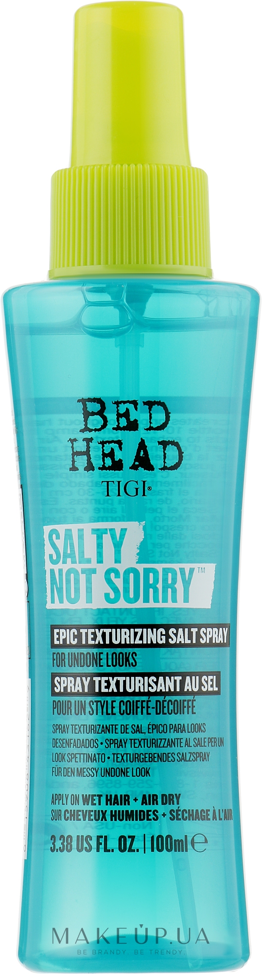 Текстурирующий солевой спрей для волос - Tigi Bed Head Salty Not Sorry Texturizing Salt Spray  — фото 100ml