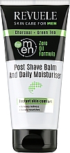 Парфумерія, косметика Бальзам після гоління - Revuele Men Care Charcoal & Green Tea Post Shave Balm And Daily Moisturiser
