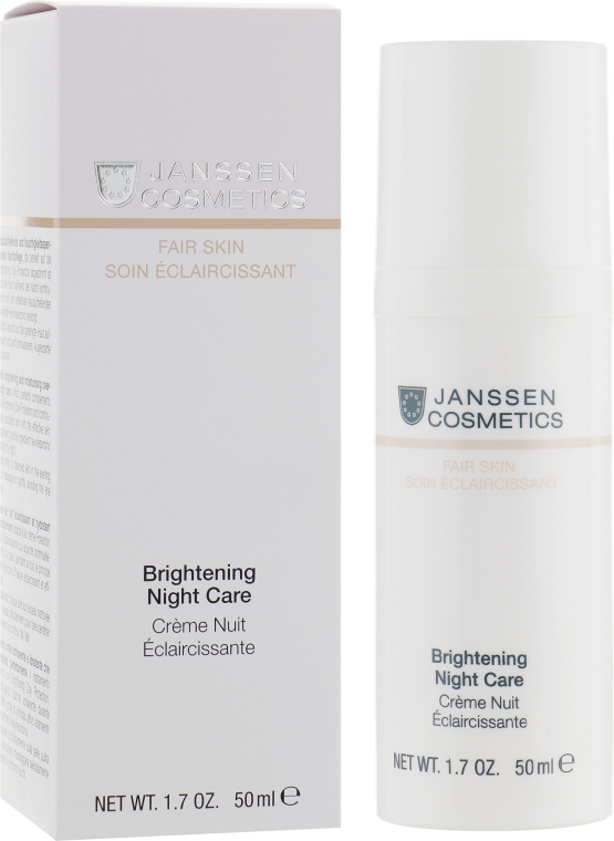 Осветляющий ночной крем - Janssen Cosmetics Brighening Night Care