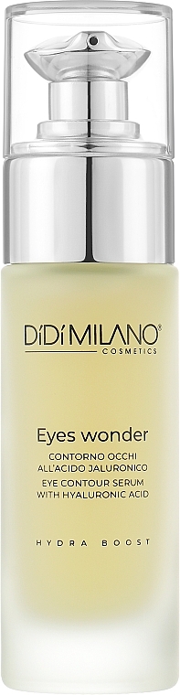 Сироватка для контуру очей з гіалуроновою кислотою - Didi Milano Eyes Wonder Eye Contour Serum With Hyaluronic Acid — фото N1