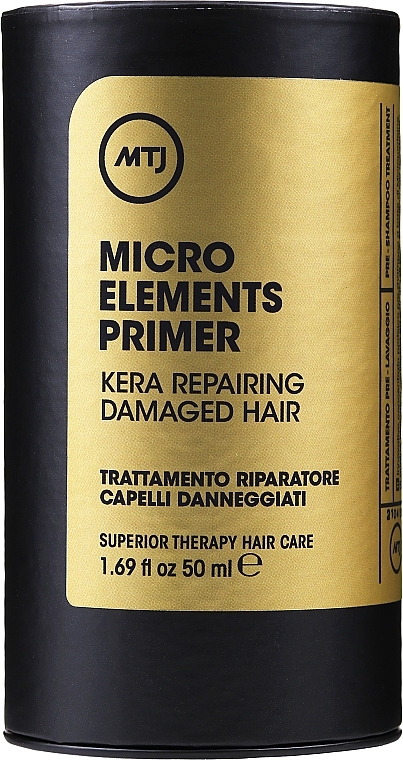 Восстанавливающий праймер для поврежденных волос - MTJ Cosmetics Superior Therapy Hair Care Micro Elements Primer Kera Repairing Damaged Hair — фото N2