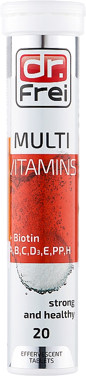 Витамины шипучие "Мультивитамины+биотин" - Dr. Frei Multi Vitamins+Biotin 