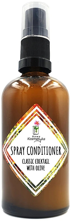Легкий кондиционер для волос "Классический с оливкой" - Nowa Kosmetyka Light Spray Conditioner Classic Cocktail with Olive — фото N1