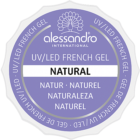 Гель для нігтів - Alessandro International French Gel Natural White — фото N1