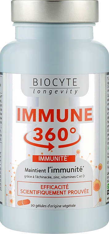Biocyte Бета-глюканы & Эхинацея: Поддержка иммунной системы - Biocyte Longevity Immune 360° — фото N1