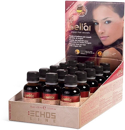 Набор - Echosline Seliar Beauty Fluid With Argan Oil (h/oil/15 x 30ml) — фото N2