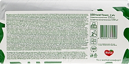 Косметичні серветки в плівці "Декор", 150 шт., біло-зелена упаковка - Ruta — фото N2