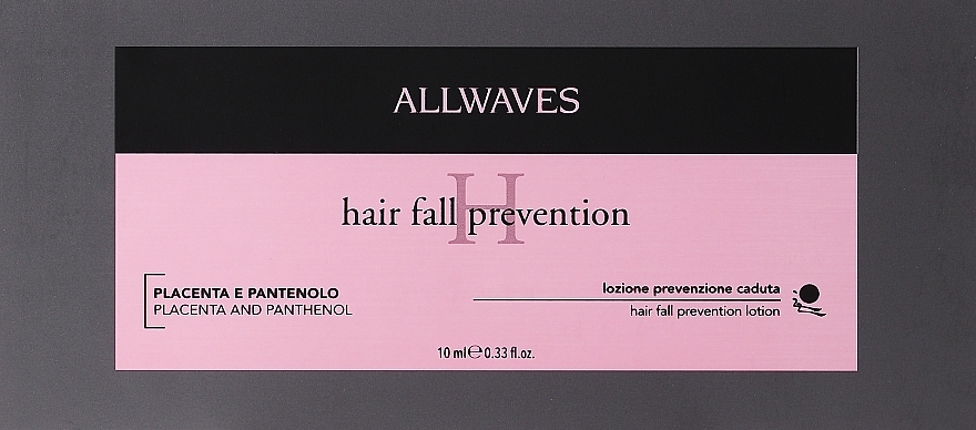 Лосьйон з плацентою і пантенолом для профілактики випадіння волосся - Allwaves Hair Lotion
