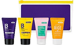 Духи, Парфюмерия, косметика Набор - Holika Holika Biotin Travel Kit (shampoo/30ml + treat/30ml + b/gel/30ml + foam/30ml)