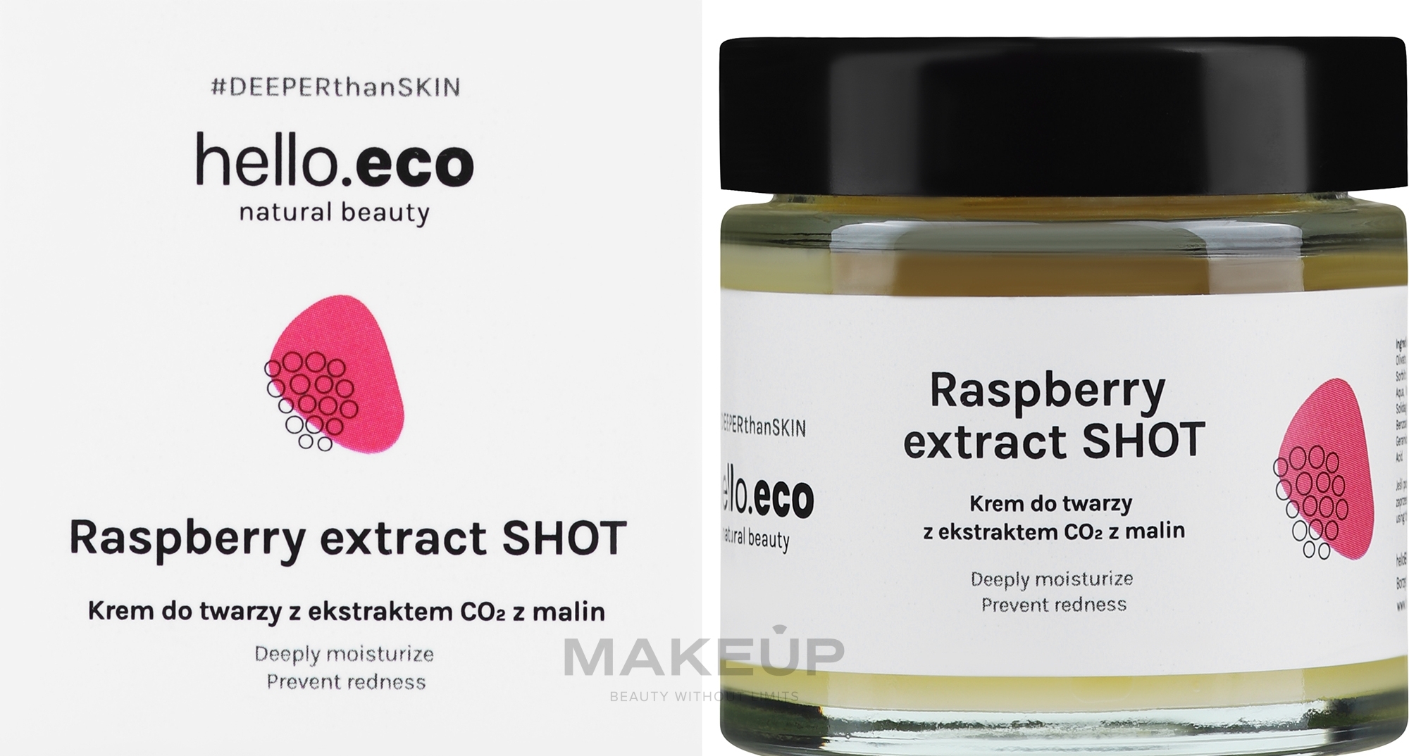 Крем для обличчя "Малина" - Hello Eco Raspberry Face Cream — фото 50ml