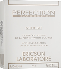 Духи, Парфюмерия, косметика Мини-набор - Ericson Laboratoire Mini Kit Perfection White Expertise (scrab/10ml + cr/10ml + concentrate/10ml)