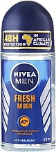 Парфумерія, косметика Дезодорант кульковий - NIVEA MEN Fresh Musk Roll On
